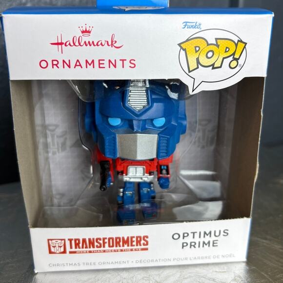 Hallmark Funko Pop! 2022 Transformers OPTIMUS PRIME Christmas Tree Ornament NIB - Picture 1 of 5